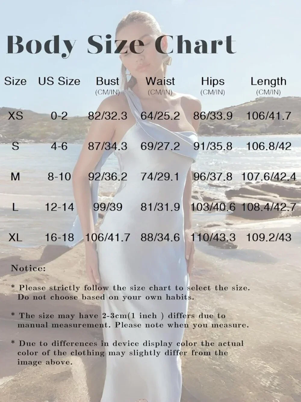 Women's Champagne Summer Silk Formal Elegant Sleeveless One Shoulder Maxi Dress